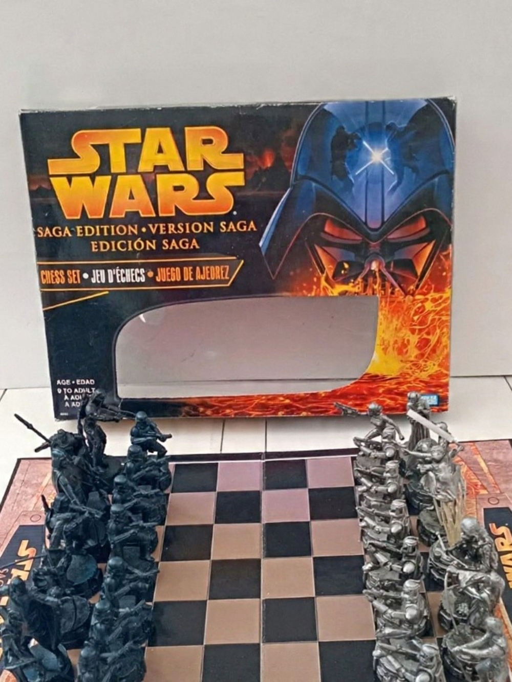 Star Wars Saga Edition Chess Set Parker Brothers 2005 Incomplete w/ Box